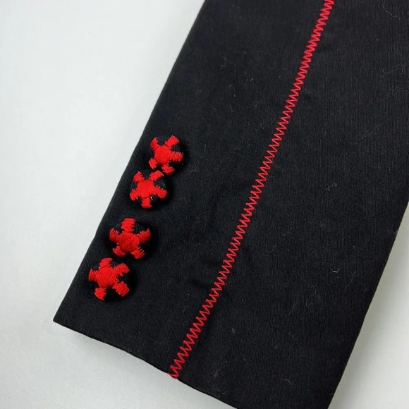 AX Armani Exchange Cotton Embroidered Blazer Jacket - Picture 9 of 11